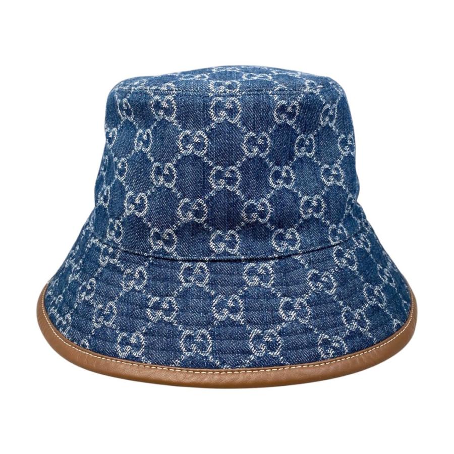 GUCCI（グッチ） 帽子 バケットハット GGジャカード 816543 Mサイズ GG