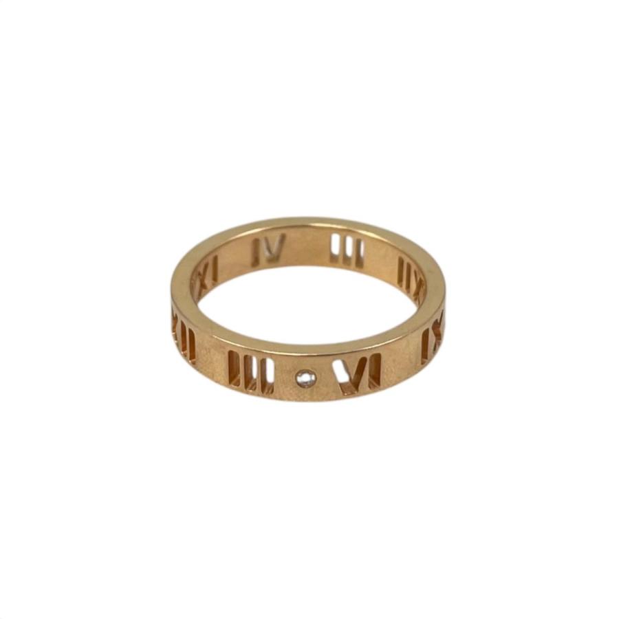 TIFFANY&Co.（ティファニー） リング ピアスド アトラス Au750 8号