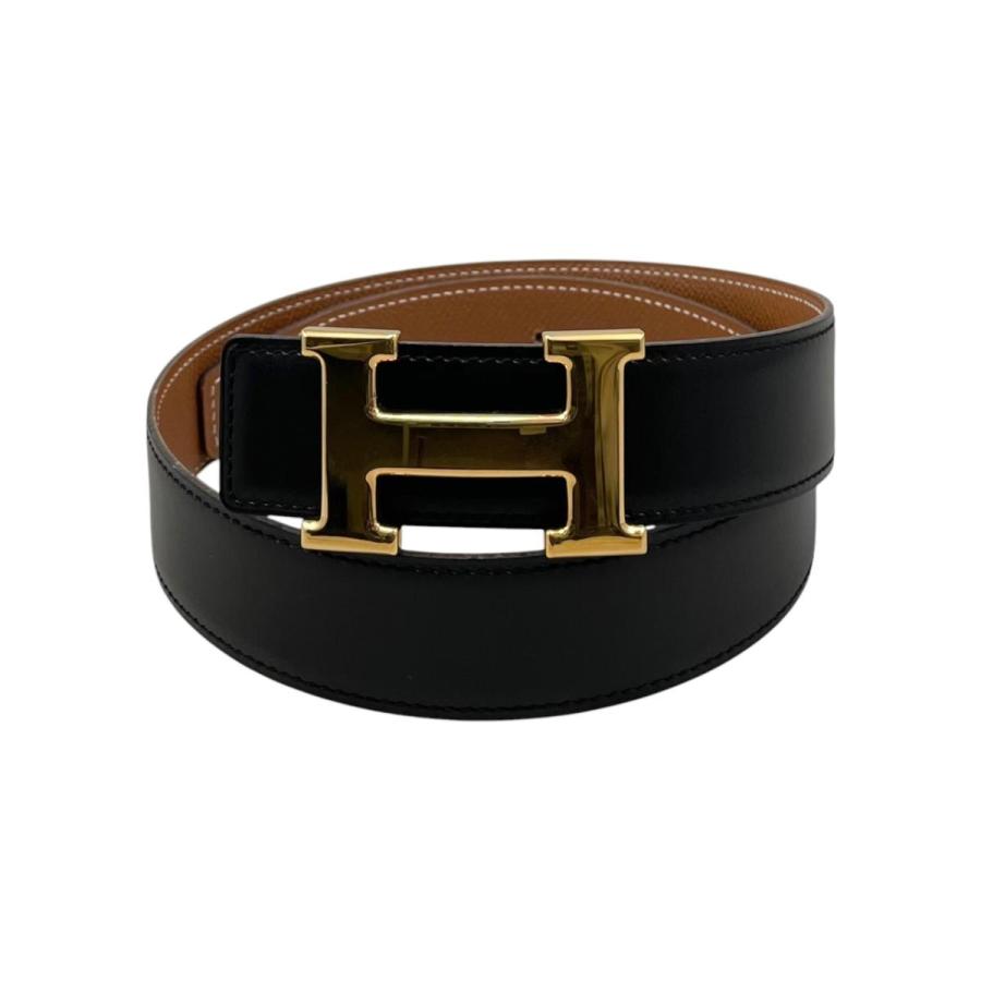 【値下げ】HERMES エルメス コンスタンス ベルト ゴールド金具 □A 70 HERMES（エルメス） ベルト コンスタンス □A刻印 レザー Hロゴ