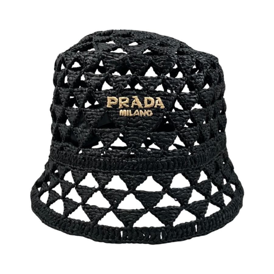 PRADA（プラダ） 帽子 バケットハット 1HC137_2M2P Mサイズ ビスコース