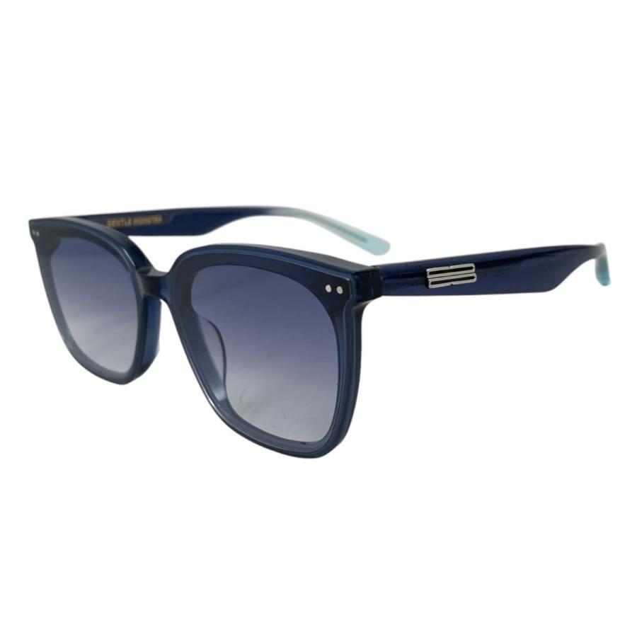【美品】GENTLE MONSTER サングラス Heizer NC2 ブルー ジェントルモンスター サングラス Heizer NC2 クリア ネイビー ブルー