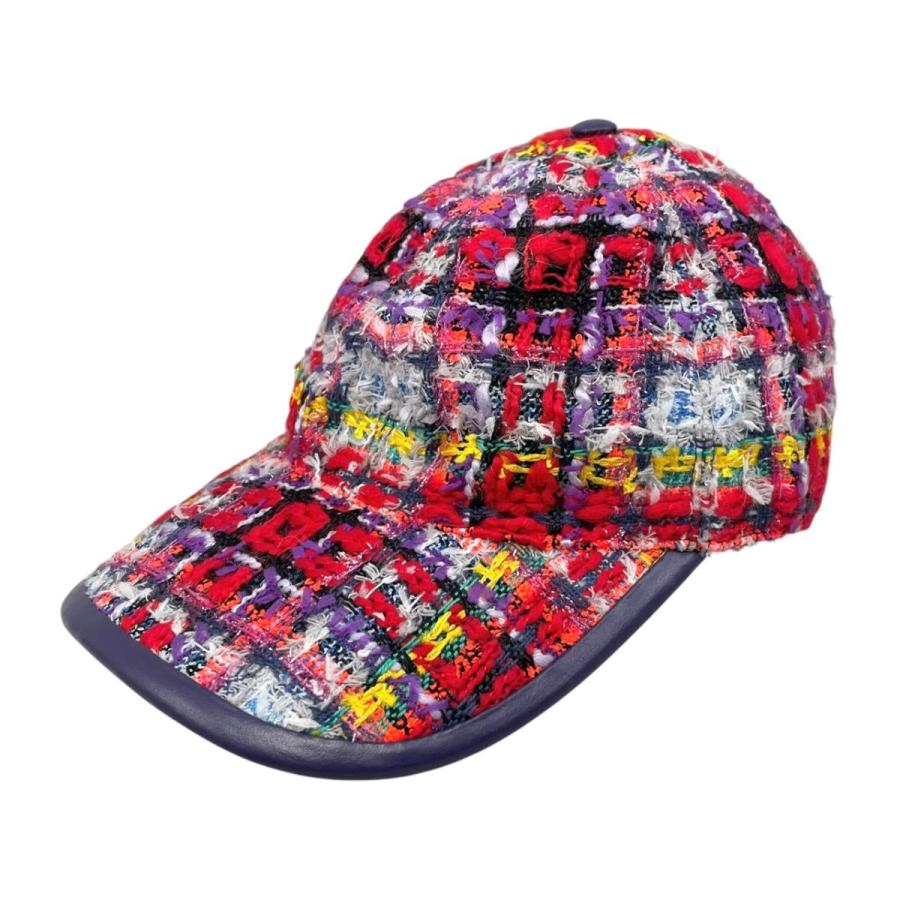 GUCCI（グッチ） 帽子 ツイード ベースボールキャップ 729136 Mサイズ