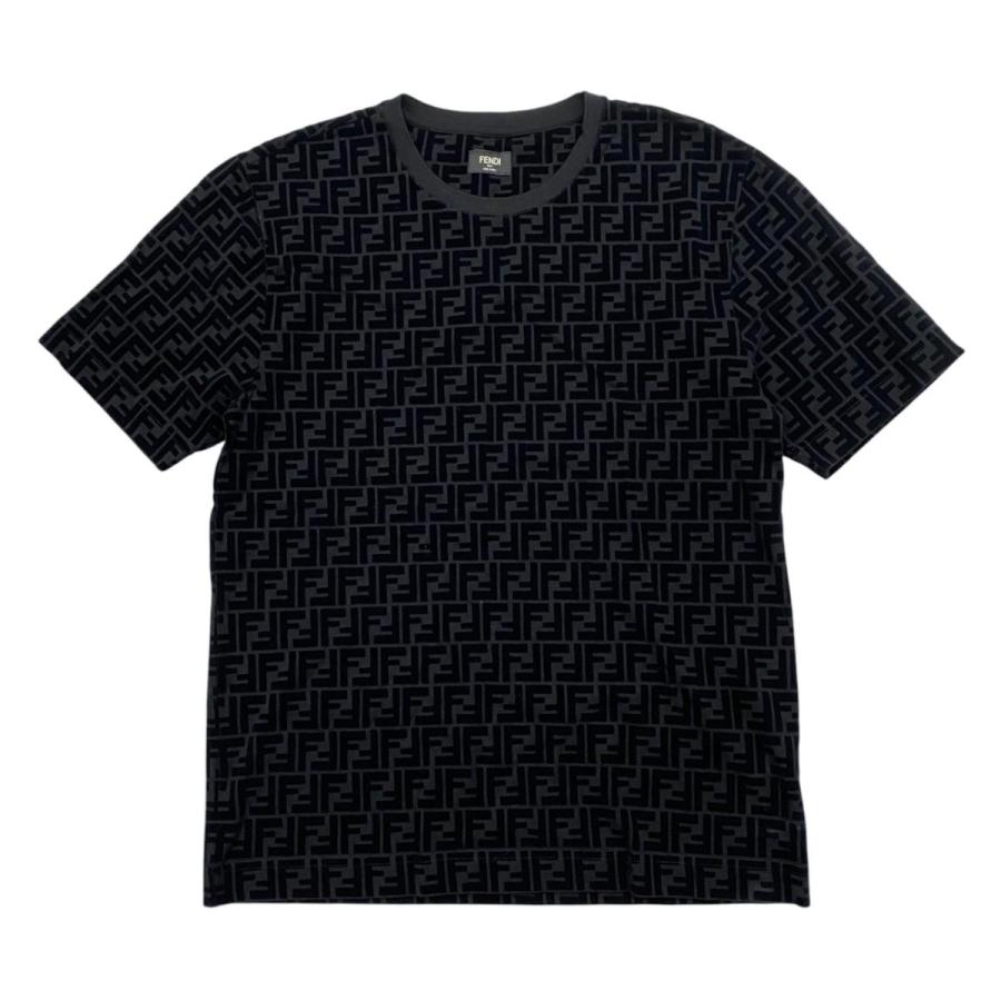 FENDI（フェンディ） 半袖Tシャツ FFモチーフ クルーネック FY0936