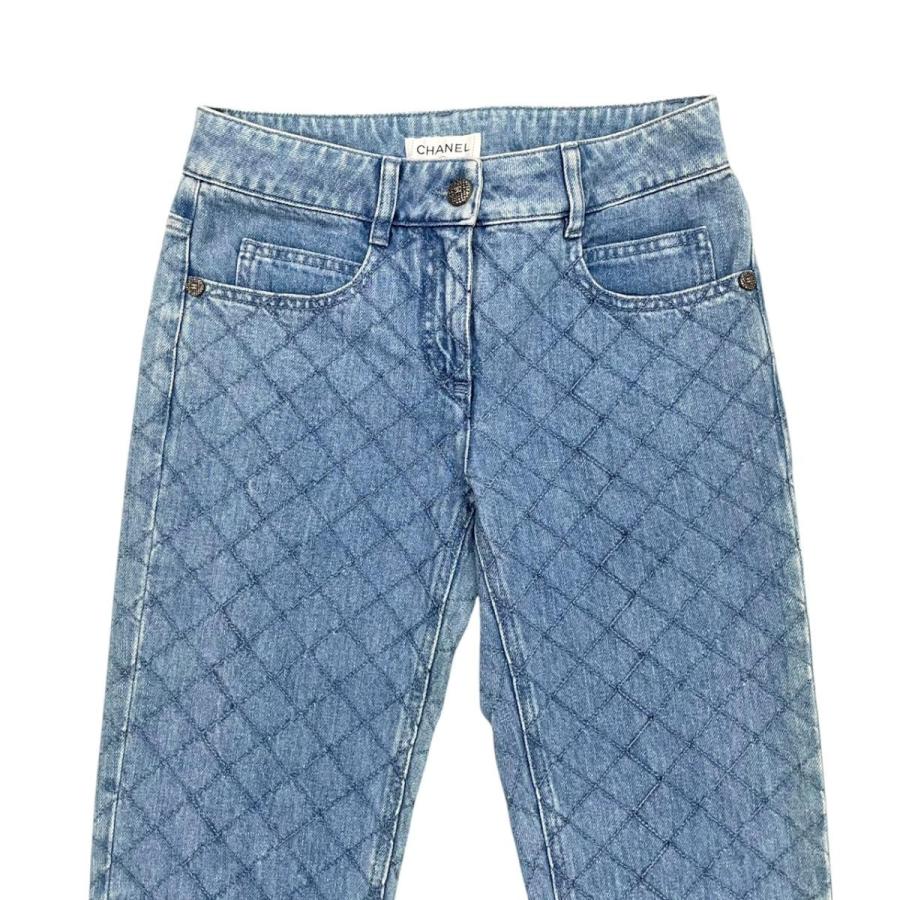 CHANEL（シャネル） パンツ マトラッセ ココマークボタン デニム