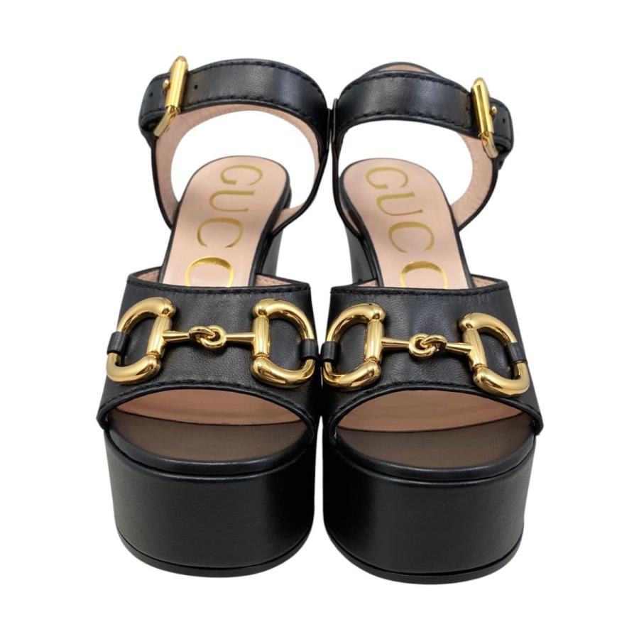 GUCCI（グッチ） サンダル ホースビット プラットフォーム 674776 34