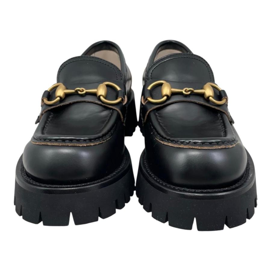 GUCCI グッチ レザー ホースビット 金具 ゴールド ローファー 42.5 GUCCI（グッチ） ローファー ホースビット ビー 577236 34サイズ