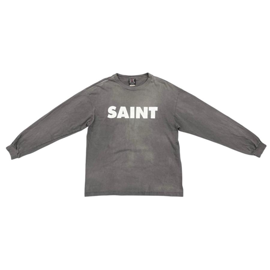 SAINT Mxxxxxx（セントマイケル） 長袖Tシャツ ロゴプリント SM-A23