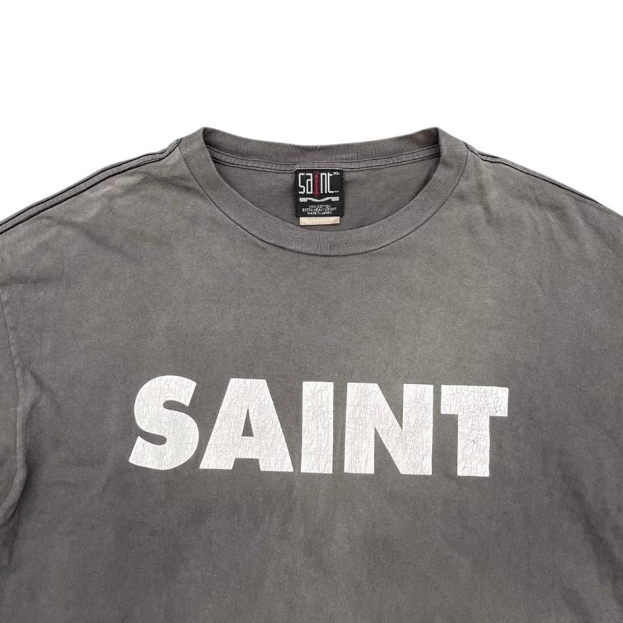 SAINT Mxxxxxx（セントマイケル） 長袖Tシャツ ロゴプリント SM-A23
