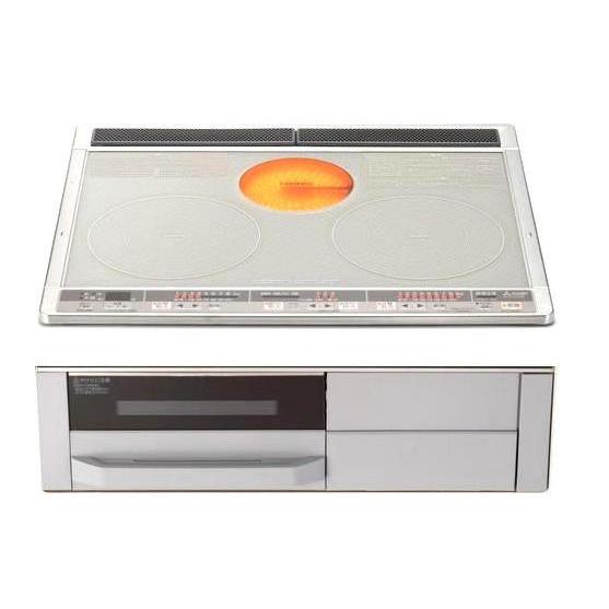 三菱（MITSUBISHI） CS-G321MS IHクッキングヒーター 2口IH+ラジエント