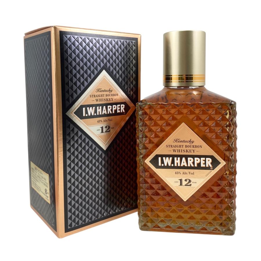 I.W.HARPER 未開栓 I.W.ハーパー バーボン ウイスキー 12年 750ml 43