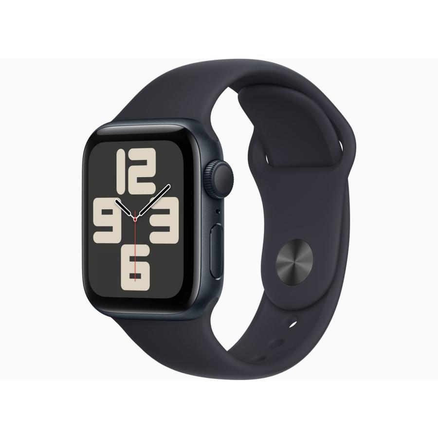 Apple Watch SE(第2世代) GPSモデル(2023)ML ミッドナイトスポーツ  