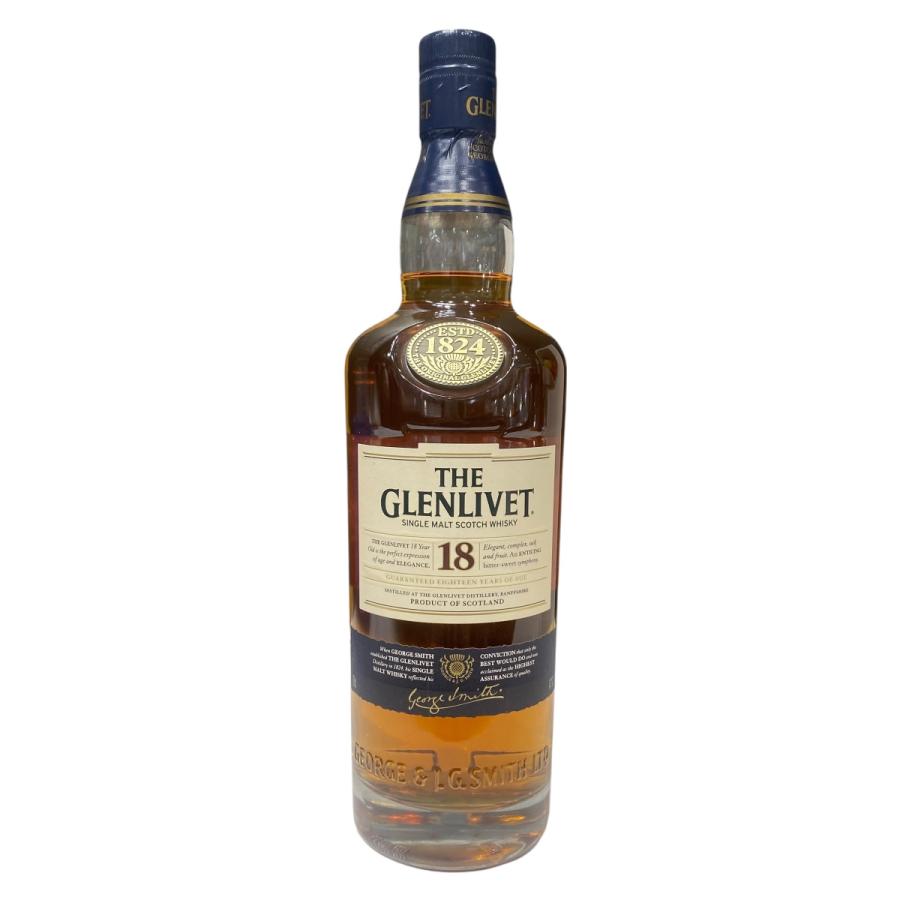 THE GLENLIVET ザ グレンリベット 18年 700ml 43% ザ・グレンリベット 18年 700ml 43％ 旧ラベル THE GLENLIVET