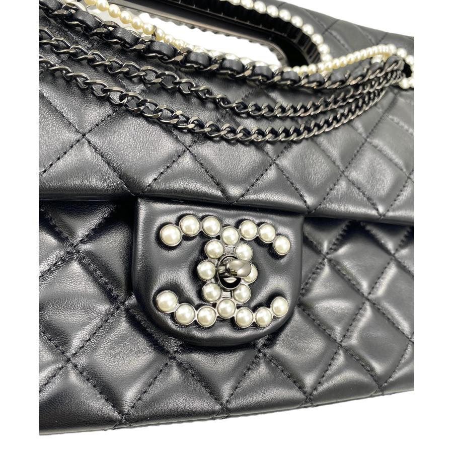 CHANEL シャネル パールフラップバッグ ショルダーバッグ CHANEL シャネル パールフラップバッグ ショルダーバッグ