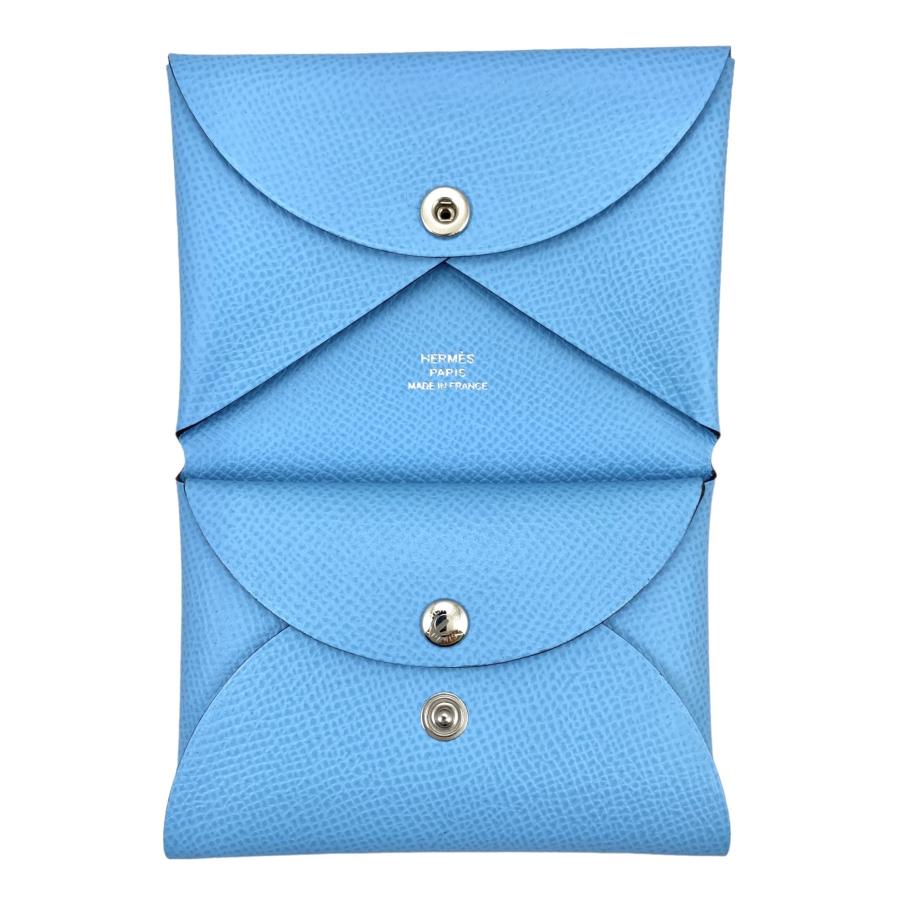 エルメス HERMES カルヴィデュオ セレステ エプソン 水色 Z刻印- 