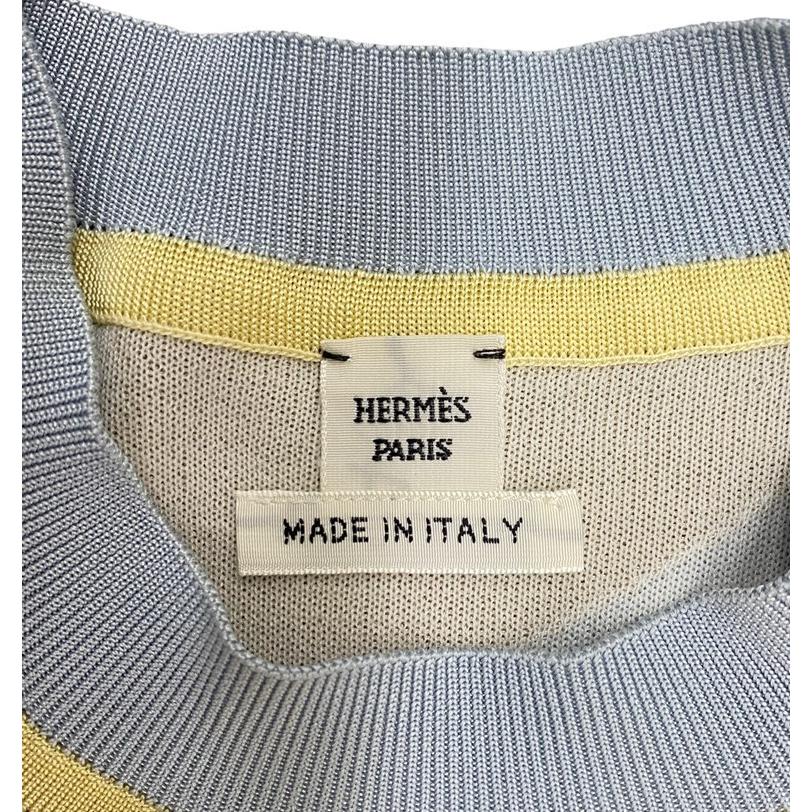 HERMES（エルメス） H3H2824DJB340 ツイルレーヌ 23AW ニット シルク