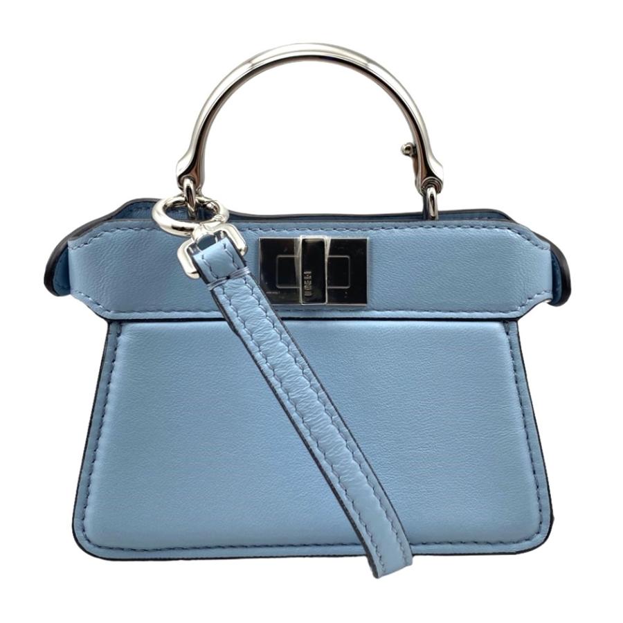 FENDI（フェンディ） ナノ ピーカブー マキシハンドル ナッパレザー