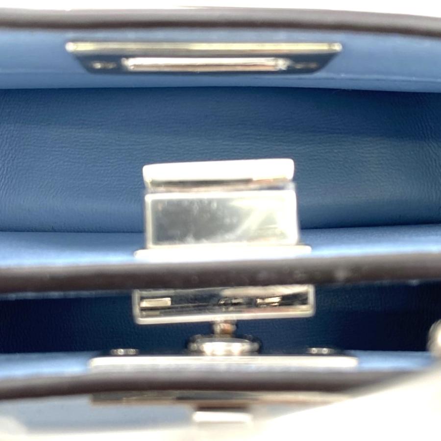 FENDI（フェンディ） ナノ ピーカブー マキシハンドル ナッパレザー