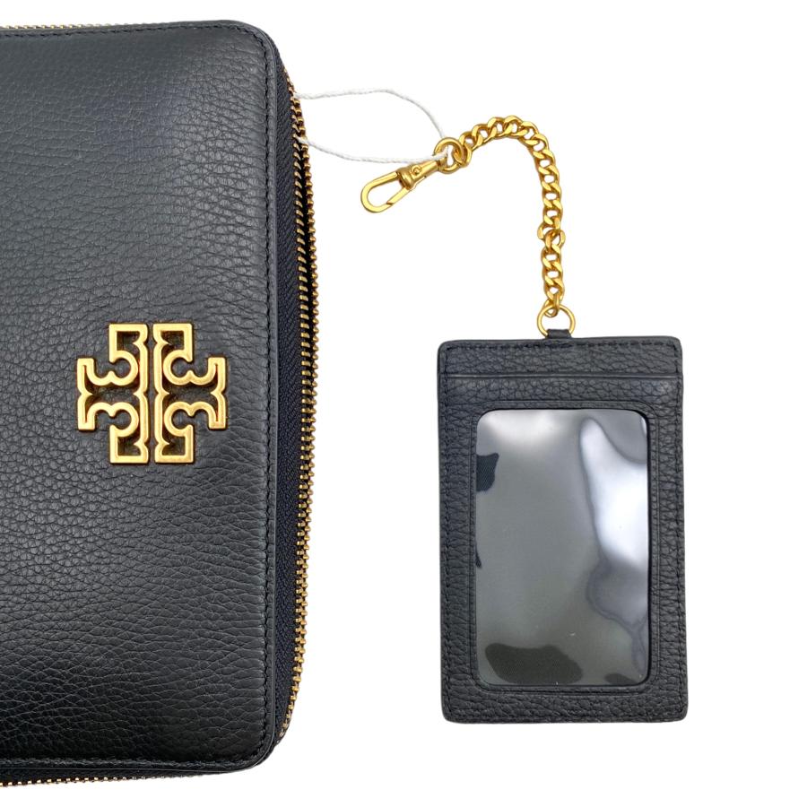 未使用 Tory Burch トリーバーチ 長財布 ラウンドジップ パスケース付 TORY BURCH トリーバーチ 長財布 ロングウォレット パスケース