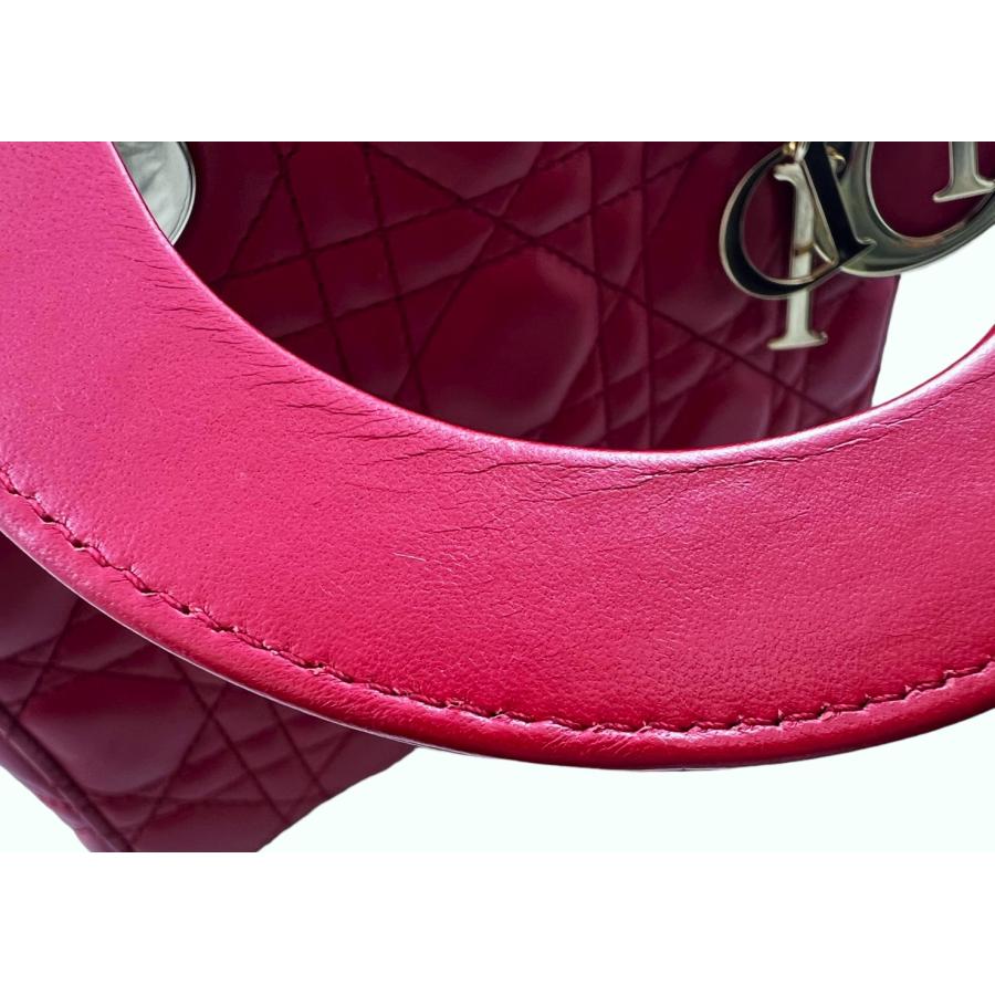 DIOR/ChristianDior(ディオール/クリスチャンディオール) ショルダーバッグ Diorita ホーボー レッド レザー Christian Dior(クリスチャンディオール) 2WAY leather shoulder bag