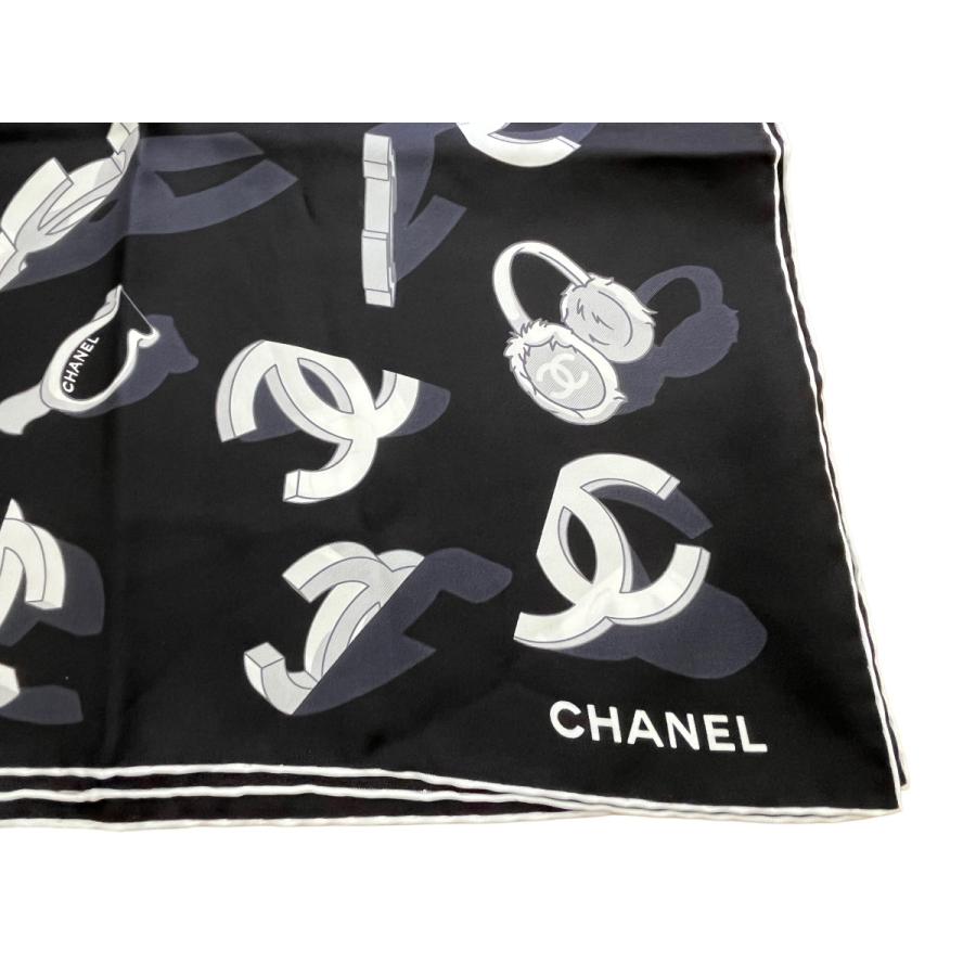 CHANEL シャネル スカーフ ココマーク ヘアバンド シルク 絹 未 CHANEL シャネル スカーフ ココマーク ヘアバンド シルク 絹 未