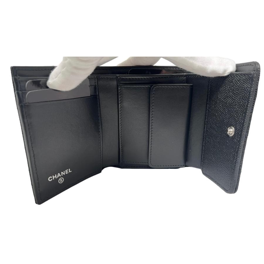 CHANEL シャネル 3つ折り財布 スモールフラップ ウォレット CHANEL シャネル 3つ折り財布 スモールフラップ ウォレット