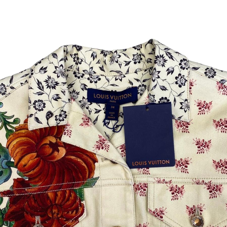 ルイヴィトン デニム ジャケット LOUIS VUITTONピンク ライダース 中古・古着通販】LOUIS VUITTON (ルイ ヴィトン) モノグラム