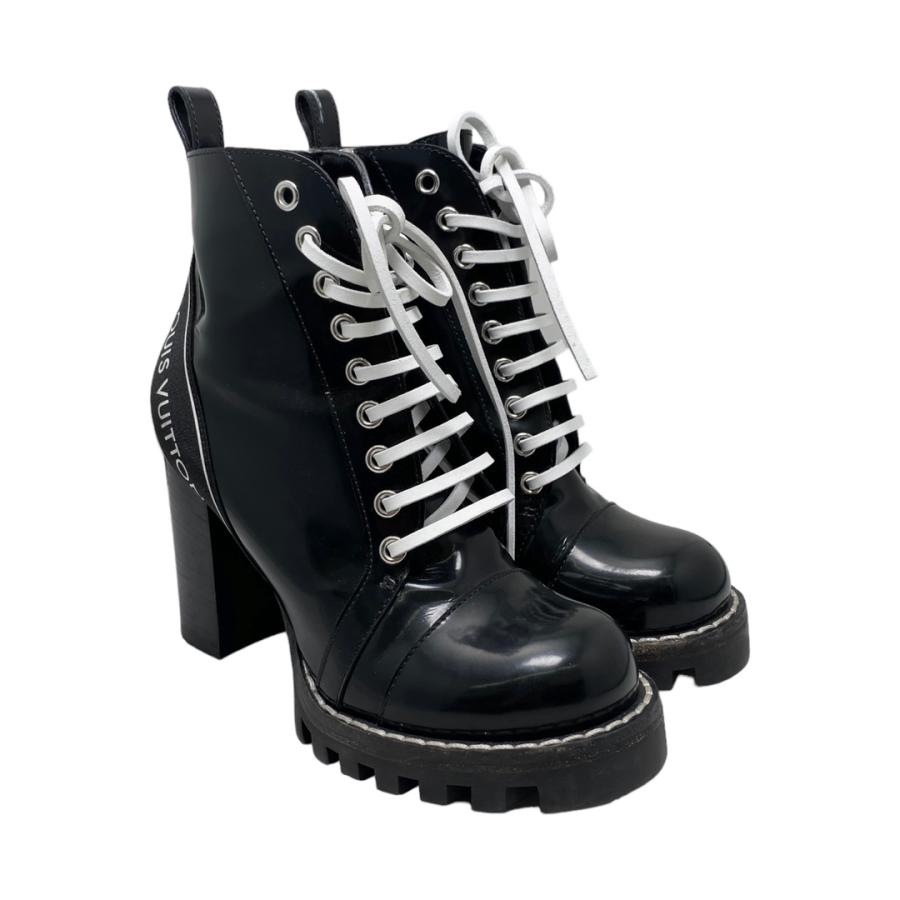 美品 ルイヴィトン スタートレイル ライン アンクルブーツ モノグラム 36.5 ルイヴィトン ブーツ スタートレイル・ライン アンクルブーツ 37.0