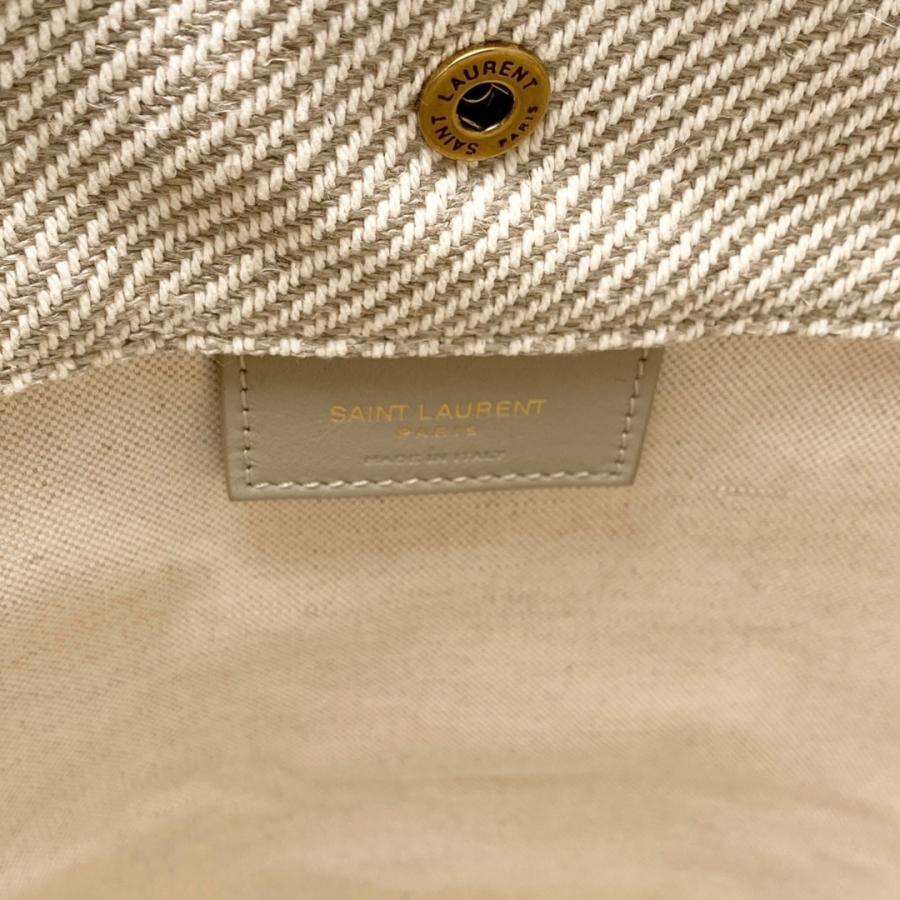 サンローラン VLR669299 ショルダーバッグ ナチュラル×ブラウン  SAINT LAURENT リヴゴーシュ SAINT LAURENT サンローラン ショルダーバッグ リヴゴーシュ バケット