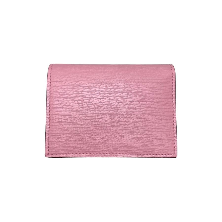 GUCCI グッチ 2つ折り財布 ばなにゃコラボ 701009 レザー ピンク