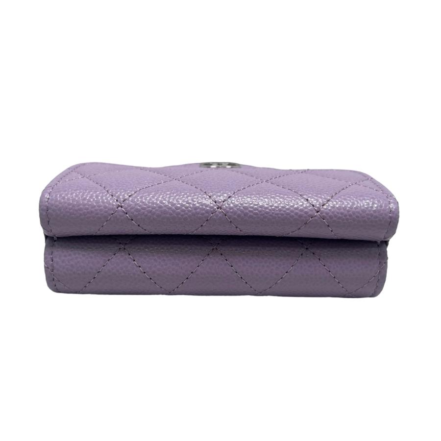 CHANEL SLG 三つ折り パープル 財布 マトラッセ CHANEL（シャネル） 財布 マトラッセ レディース ブランド 三つ折り