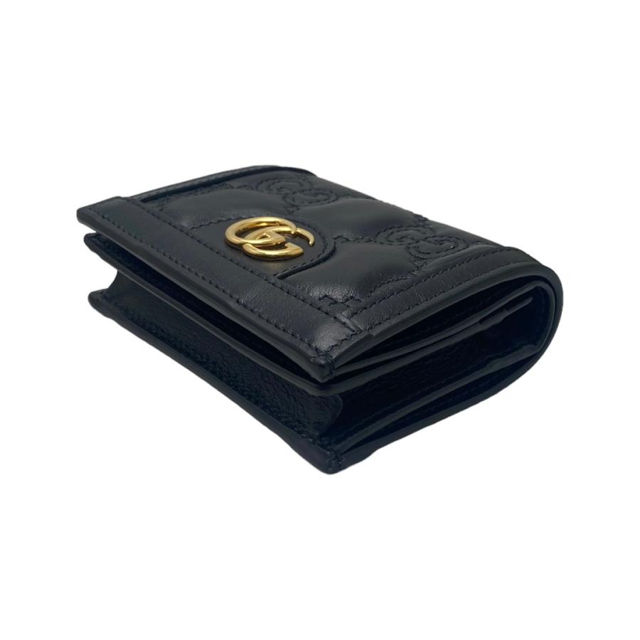 GUCCI（グッチ） 2つ折り財布 GGマトラッセ カードケース ウォレット