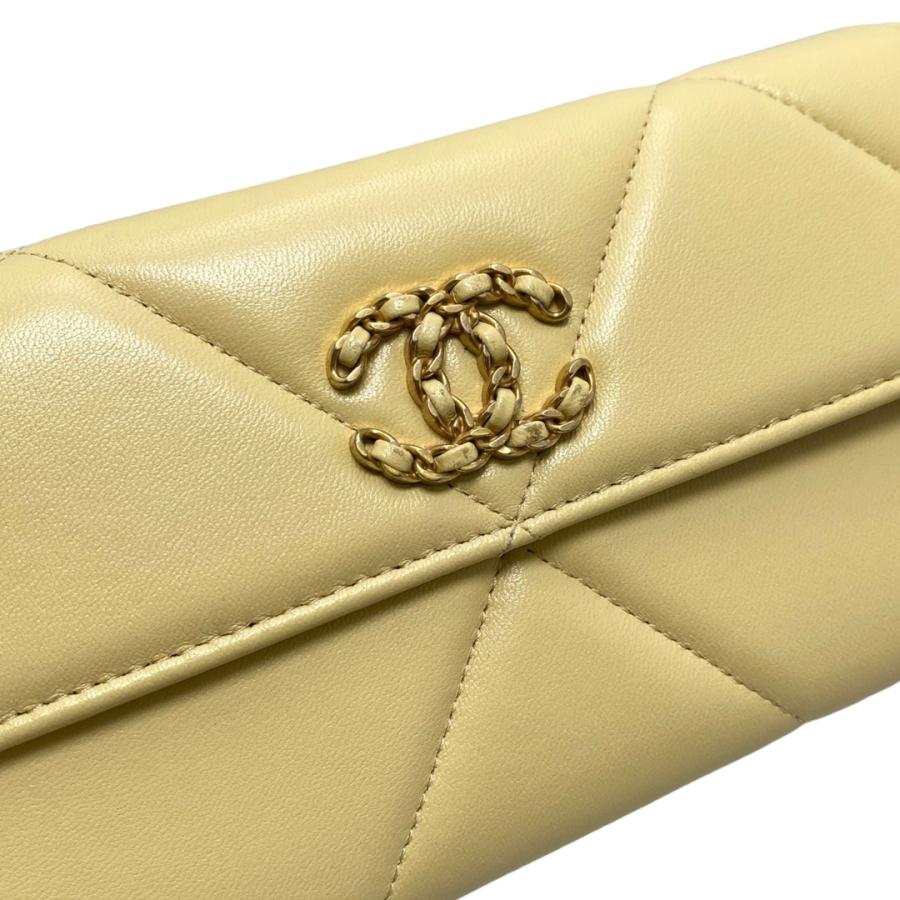 CHANEL 19 シャネル19 2つ折り長財布 ロングフラップウォレット CHANEL 19 シャネル19 2つ折り長財布 ロングフラップウォレット