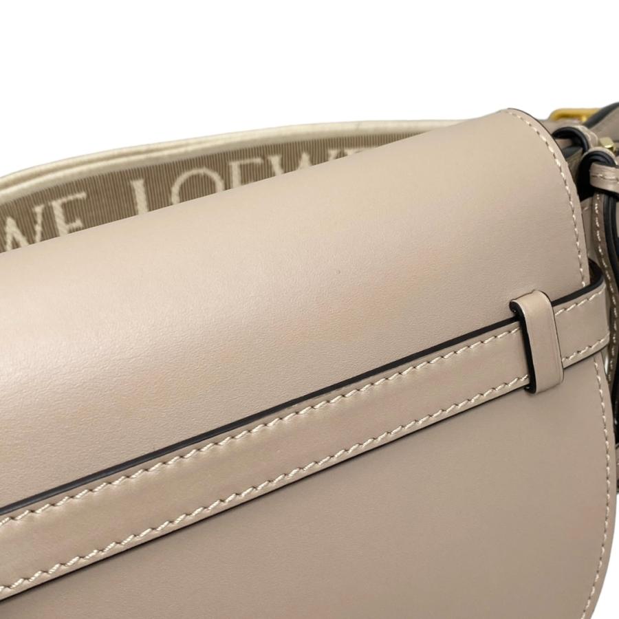 中古 ロエベ LOEWE A650N46X13 レディース ショルダーバッグ サンド ソフトカーフ/ジャガード LOEWE（ロエベ） ゲートデュアル ミニ ショルダーバッグ サンド