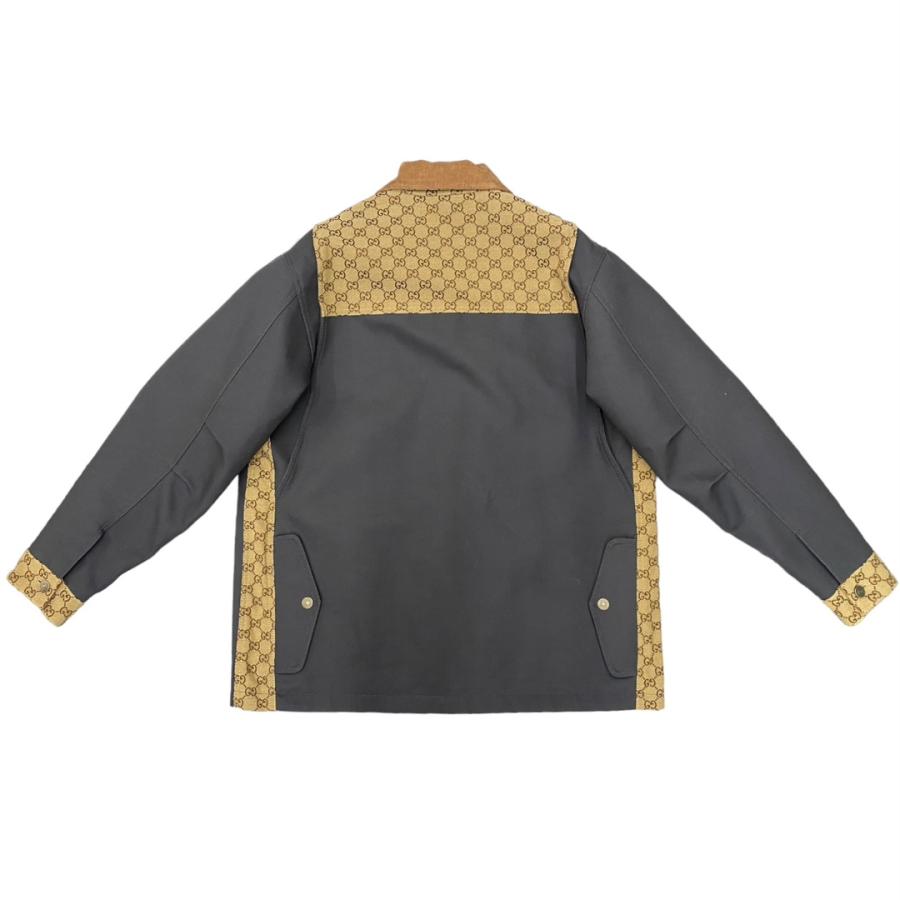 GUCCI（グッチ） ジャケット 742854XDCEY GGキャンバス コーデュロイ 