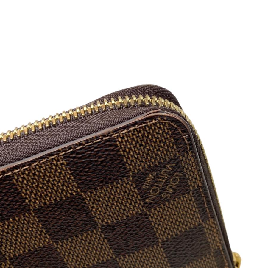 【美品】ルイヴィトン　ダミエ　エベヌ　ジッピーウォレット 長財布　財布　LV 美品】長財布 ルイヴィトン ヴィヴィエンヌ ジッピーウォレット