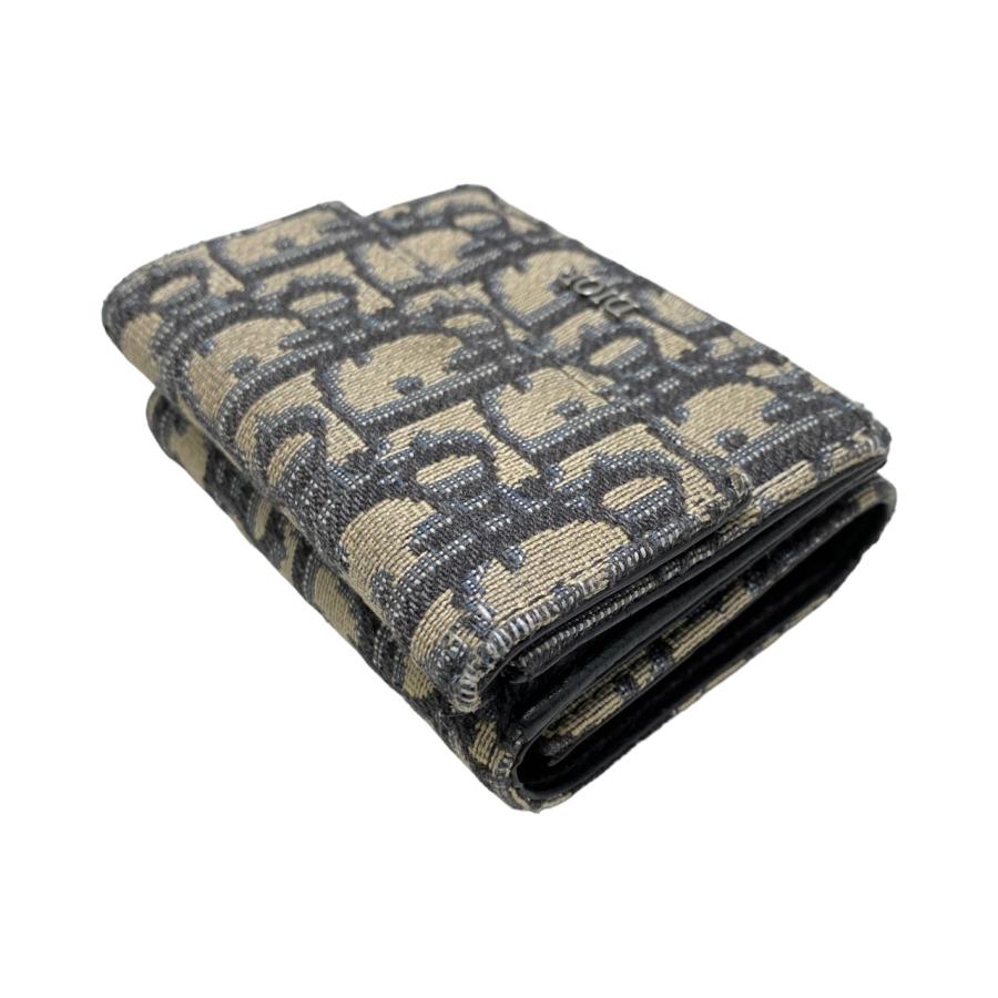 z　ディオール オブリーク マネークリップ トロッター ジャカード レザー DIOR | マネークリップ付き ウォレット ディオール オブリーク