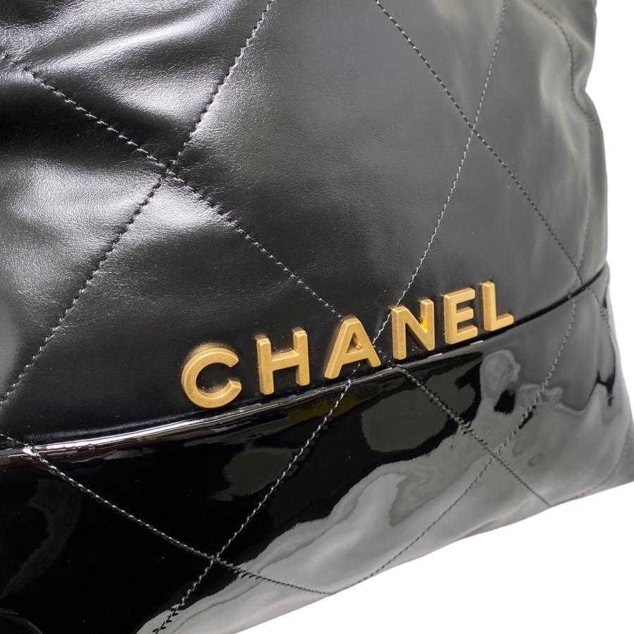 CHANEL(シャネル) ショルダーバッグ美品  CHANEL 22 スモール ハンドバッグ AS3260 黒 チェーンショルダー/ゴールド金具 CHANEL（シャネル） CHANEL 22 スモール ハンドバッグ チェーン