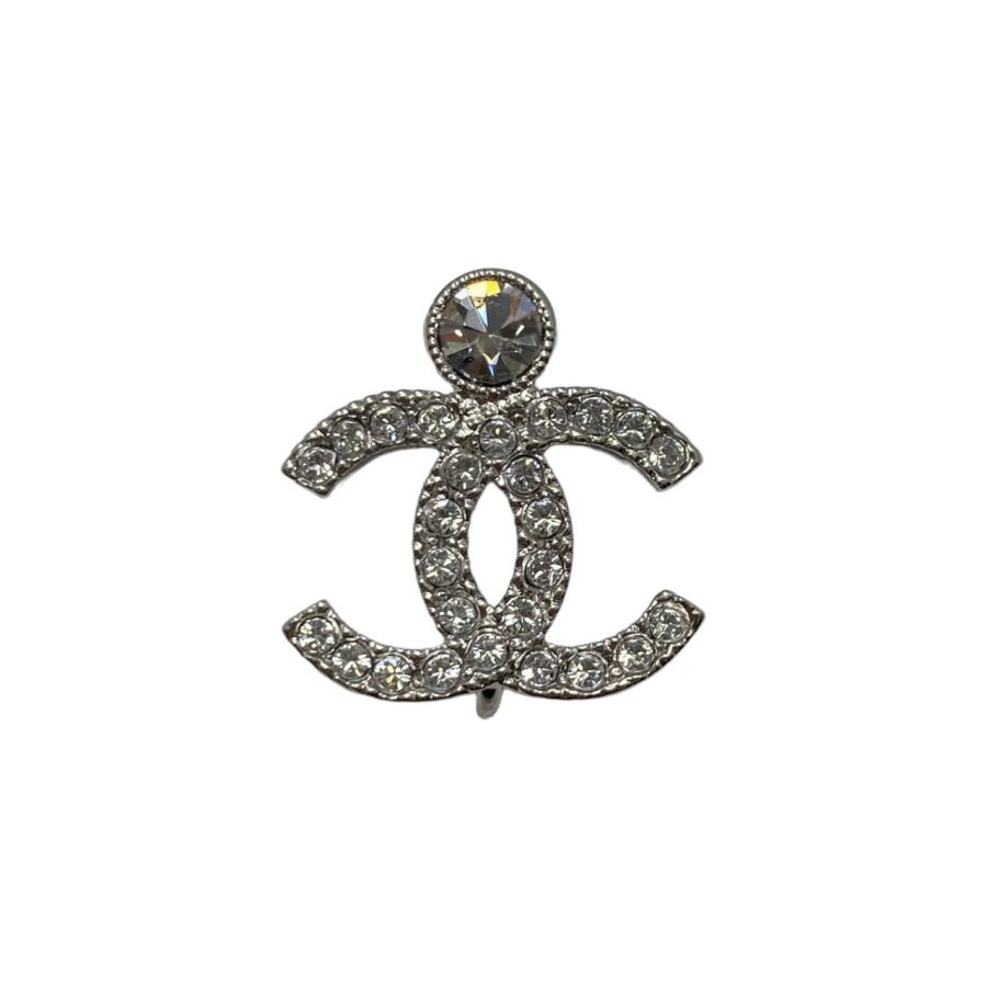 CHANEL シャネル イヤリング ラインストーン ココマーク ABC298