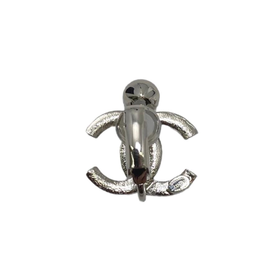 CHANEL シャネル イヤリング ラインストーン ココマーク ABC298