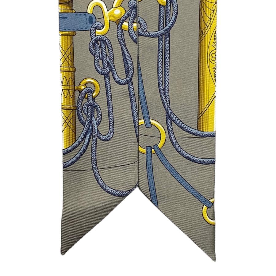 HERMES（エルメス） シルクスカーフ ツイリー クリケティス 061574T 12