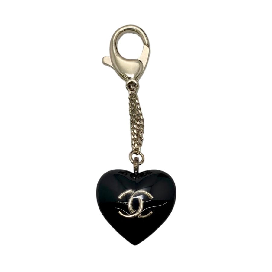 CHANEL シャネル キーホルダー ハートチャーム ココマーク CHANEL シャネル キーホルダー ハートチャーム ココマーク
