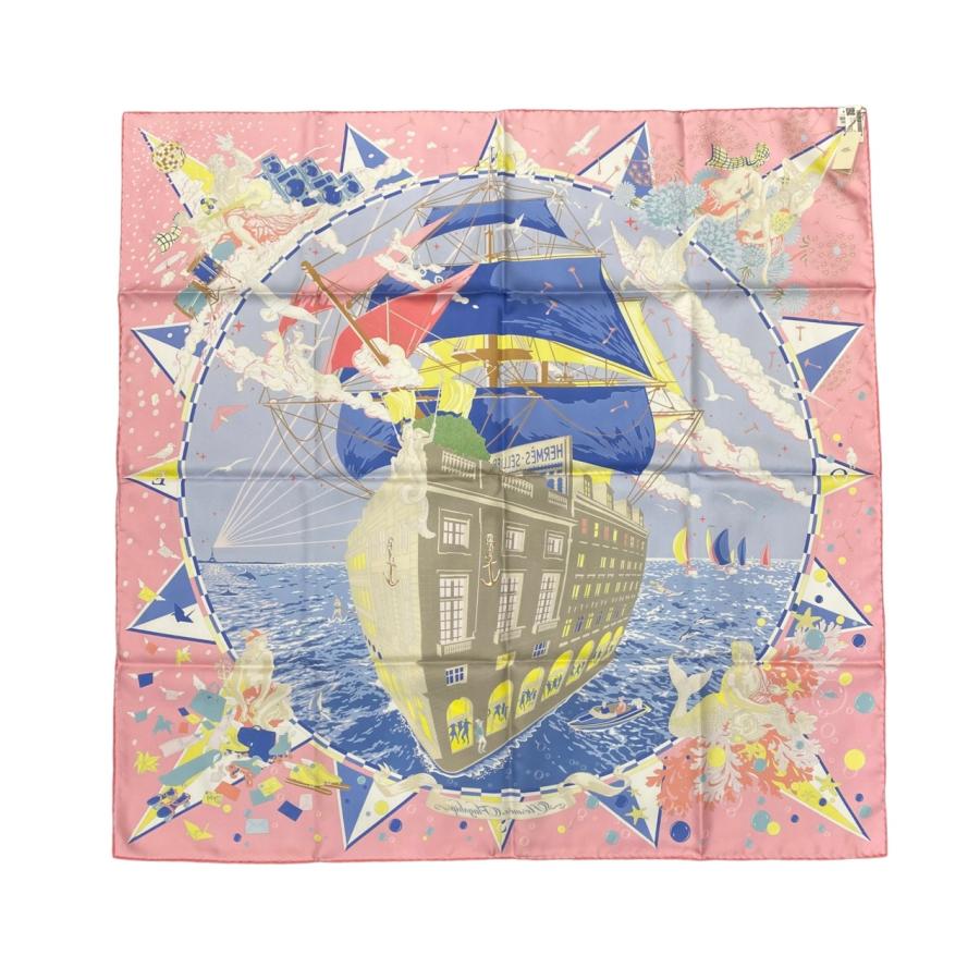 HERMES エルメス シルクスカーフ カレ90 フラッグシップ 004091S 02 