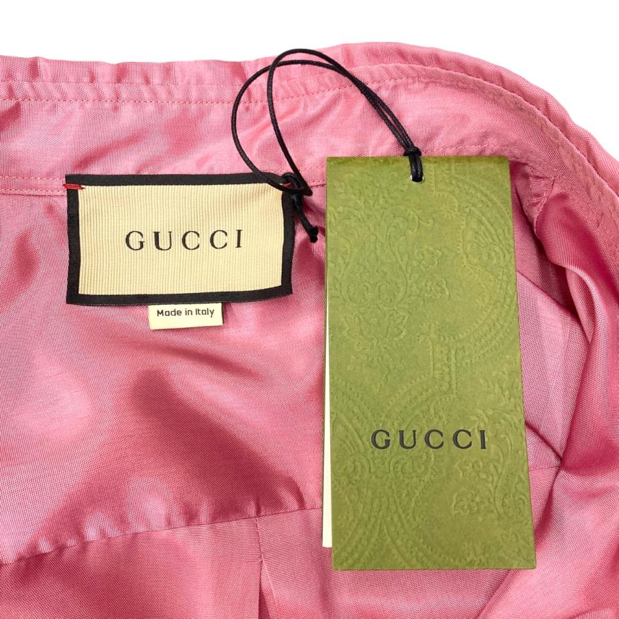 GUCCI グッチ 長袖 アセテート コットン シャツ 723821 ZAC30 46 GUCCI グッチ 長袖 アセテート コットン シャツ 723821 ZAC30 46