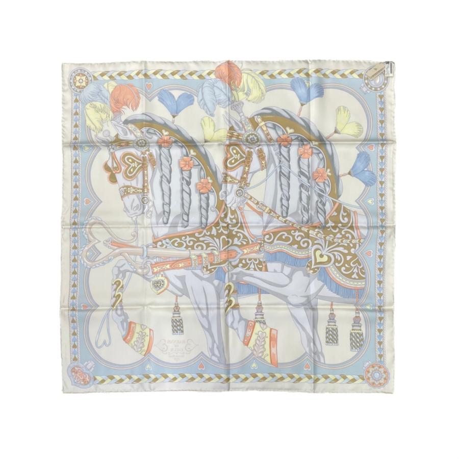 HERMES（エルメス） シルクスカーフ カレ90 アルネ・ドゥ・クール