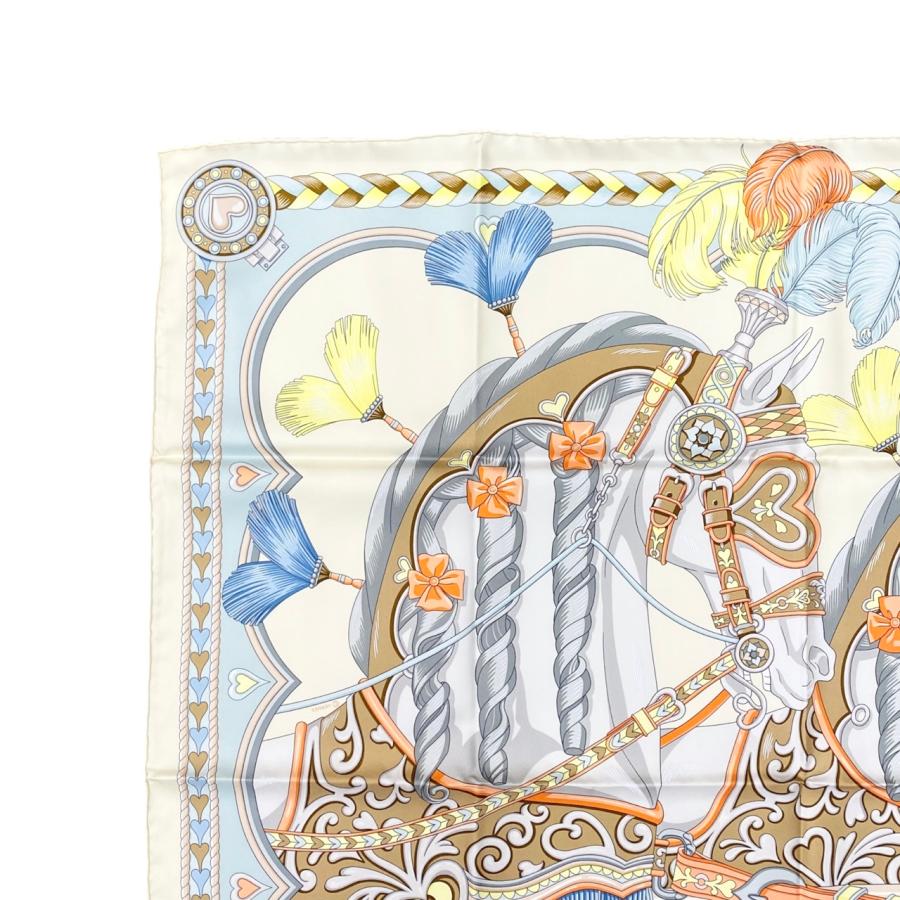 HERMES（エルメス） シルクスカーフ カレ90 アルネ・ドゥ・クール