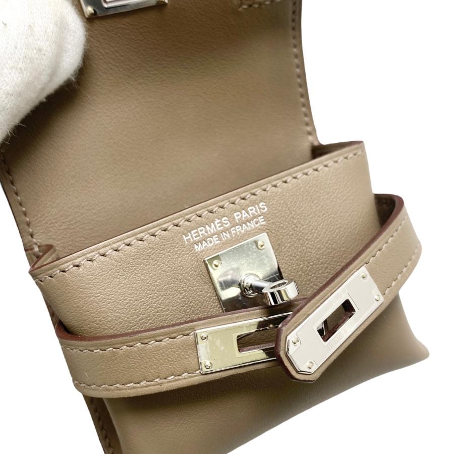 HERMES(エルメス) ショルダーバッグ美品  ケリームーブ アプリコット シルバー金具 HERMES - HERMES(エルメス) ショルダーバッグ美品 ケリームーブ