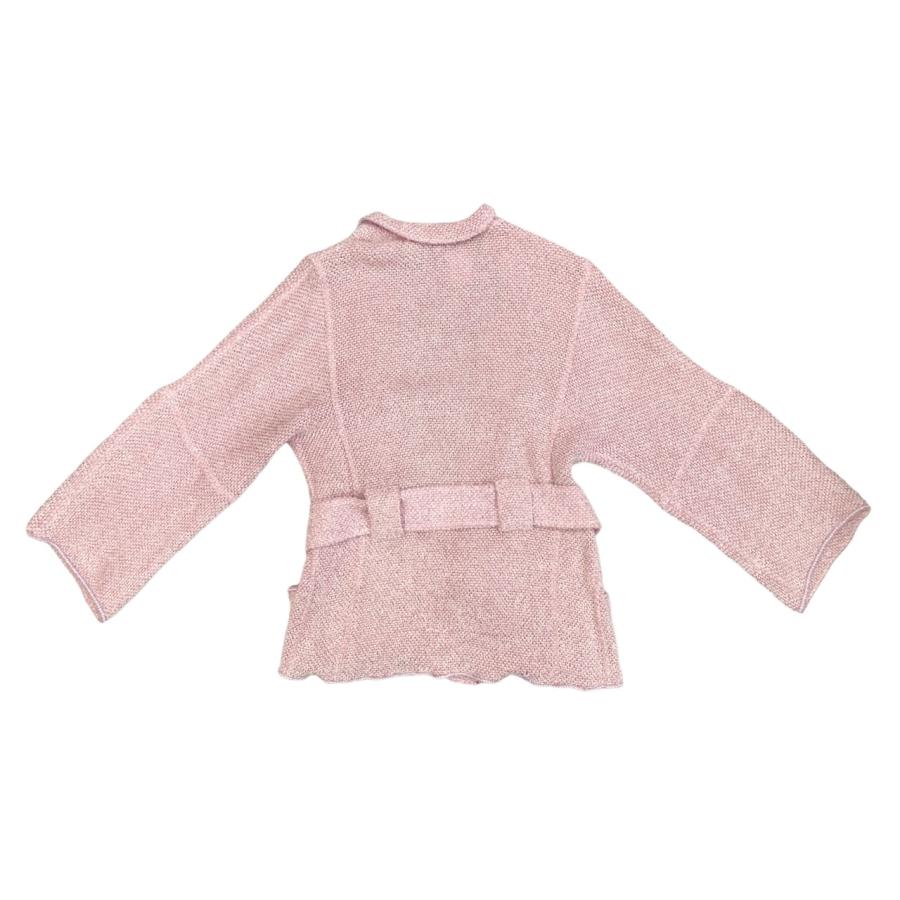 シャネル カーディガン 99C P12522V07180 38サイズ ツイード ピンク  