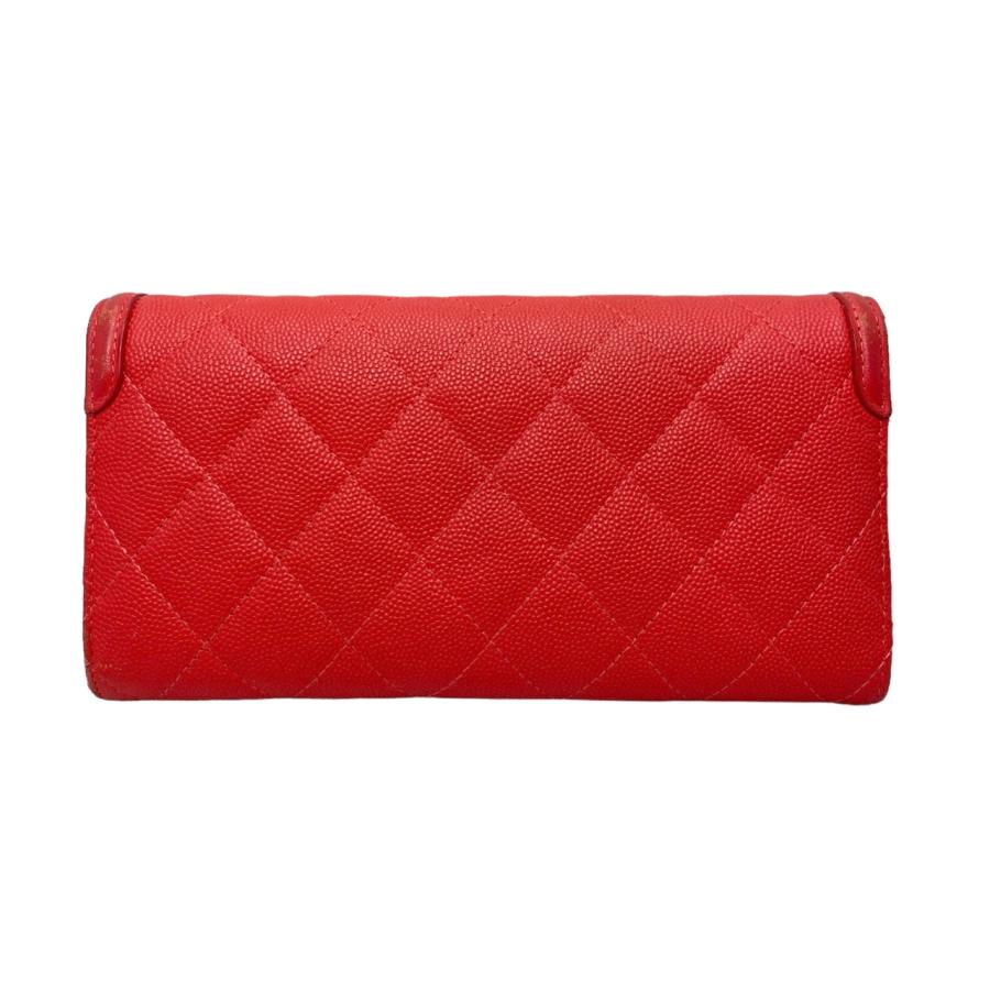 CHANEL シャネル 2つ折り長財布 CCフィグリー マトラッセ