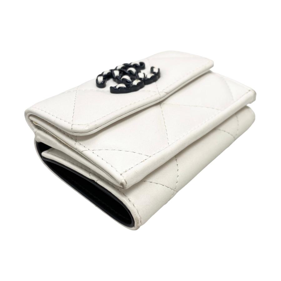 CHANEL シャネル19 3つ折り財布 スモールフラップウォレット AP1789 