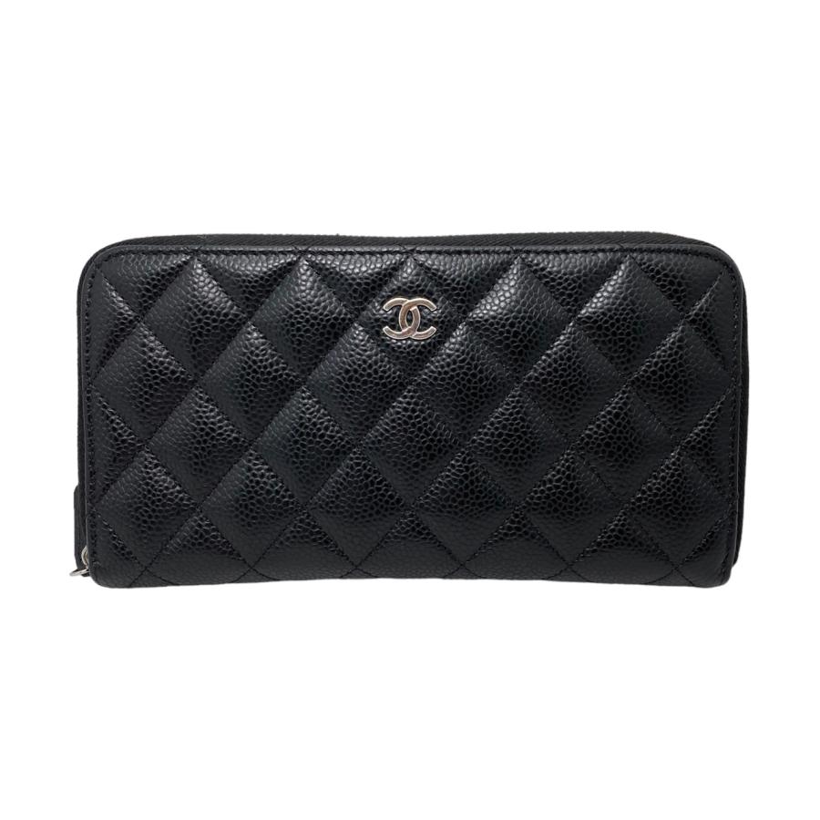 期間限定　CHANEL ブラックレザー 長財布 期間限定CHANEL ブラックレザー 長財布